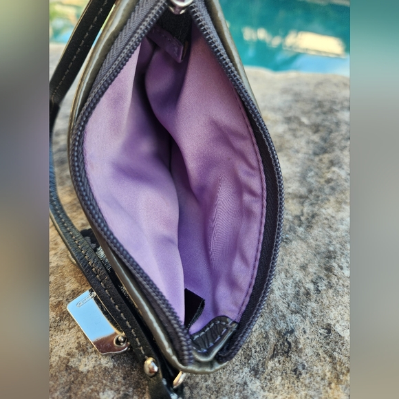 Coach Madison Ocelot Wristlet Purse - Picture 5 of 6